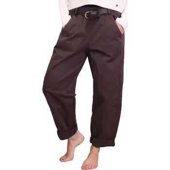 Dámské kalhoty Dámské kalhoty 11017 čokoládová velikost M/L