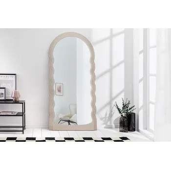 Zrcadlo Nástěnné zrcadlo - Wave, greige