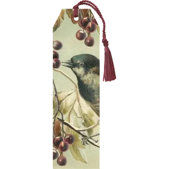 Záložka Knižní záložka Winter Forest Bird