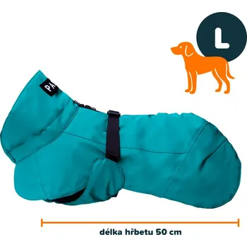Obleček pro psa PAIKKA zimní bunda zelená L | 50 cm