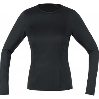 Triko Gore M Base Layer dámské dlouhý černá XS (34)