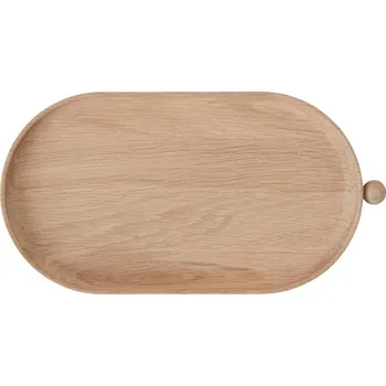 Šperkovnice OYOY, Dekorativní tác Inka, 18 x 34 cm, přírodní dub - Formadore