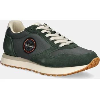 Pánské tenisky Sneakers boty Napapijri NOVA zelená barva, NP0A4IQL.FG1 79X, EUR 45