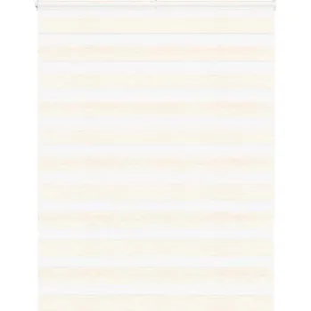 vidaXL Zebra roleta 135x200 cm šířka látky 130,9 cm polyester [4014788] Barva: Mramorově béžová