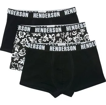 Boxerky 3 pack pánských boxerek Orchid černé - XXL