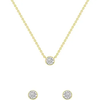 Prsten Minimalistický sada šperků s diamanty Misu