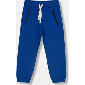 Chlapecké kalhoty Dětské tepláky United Colors of Benetton 3J73GF057.P.Seasonal modrá 57X, vel. 104