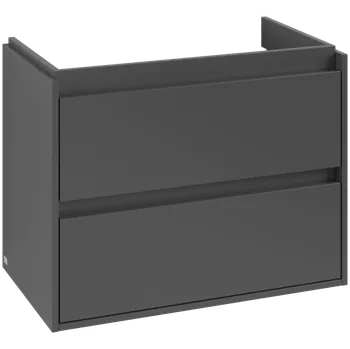 Koupelnový nábytek Villeroy & Boch Skyla - Skříňka pod umyvadlo 772x439 mm, 2 zásuvky, Graphite C79600VR