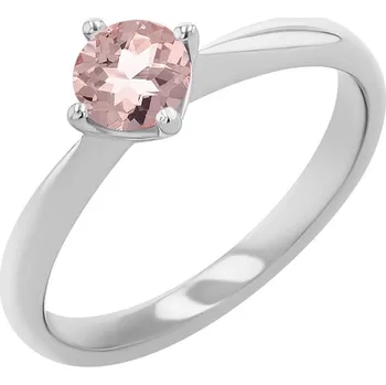Prsten Zlatý zásnubní prsten s morganitem Mahiya