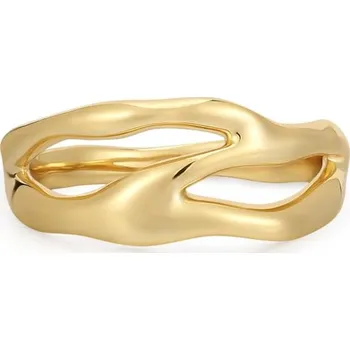 Prsten Nepravidelný stříbrný prsten Ivy