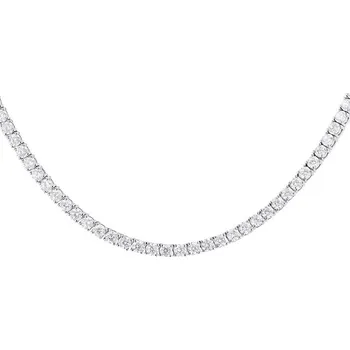Náhrdelník Zlatý tenisový náhrdelník s diamanty Gibson