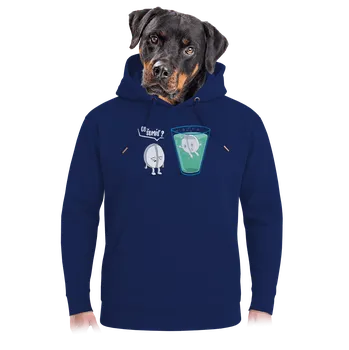 Pánská mikina Bastard Co šumíš unisex mikina premium Navy