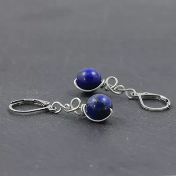 Náušnice Lapis lazuli – model náušnic Zrození