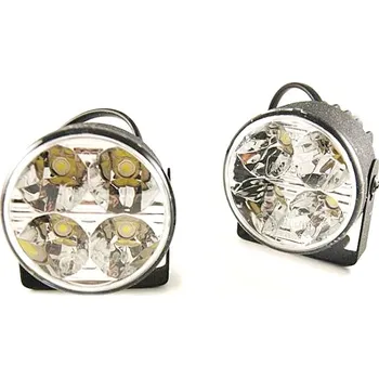 Denní svícení DS DRL 83088 - univerzální denní svícení LED, 2 kruhová světla o průměru 70mm