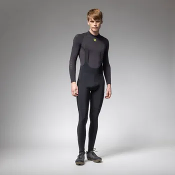 Cyklistické kalhoty ALÉ Cyklistické kalhoty dlouhé s laclem - STONES CARGO 2.0 - černá XL