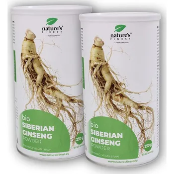 Doplněk stravy 2x Siberian Ginseng BIO 250g Sibiřský ženšen