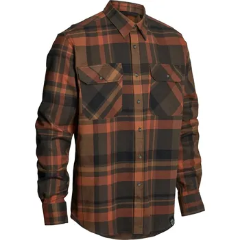 Pánská košile Pánská silná flanelová košile Northern Hunting FJORD - Orange Velikost: 2XL