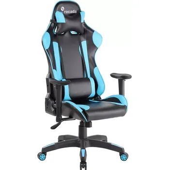 Herní židle Herní židle Rocada 914-3, profesionální, modro-černá