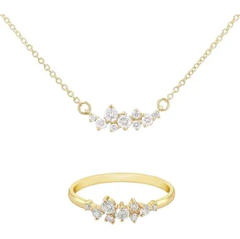 Šperk Sada cluster šperků s diamanty Spark