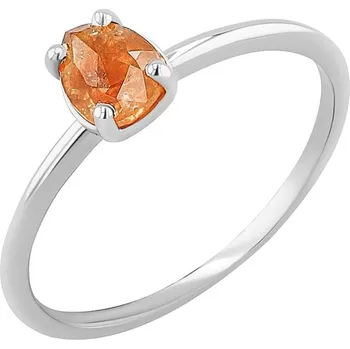 Prsten Zlatý prsten s pear salt and pepper diamantem Lorelei