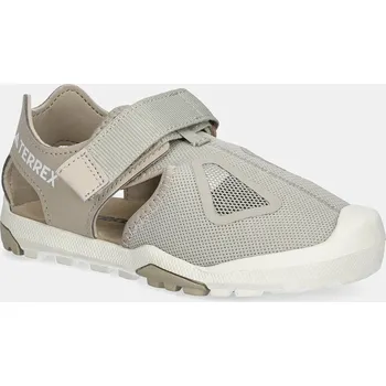 Dívčí sandály Dětské sandály adidas TERREX TERREX CAPTAIN TOEY 2.0 zelená barva, JI1363 81X, EUR 36 2/3