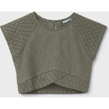 Dětská halenka Mayoral 6042.8A.Junior.PPYA zelená 78X, vel. 152