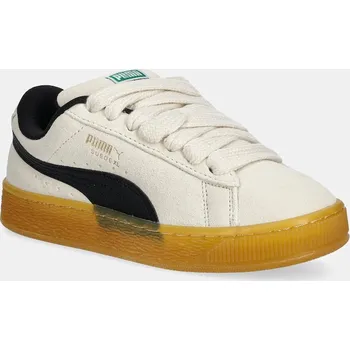 Pánská obuv Semišové tenisky Puma Suede XL Dark Risk 401348 béžová 01X, EUR 41