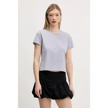 Pánské tričko Bavlněné tričko Abercrombie & Fitch modrá barva, KI139-5266 KI139.5266.250 05X, vel. M