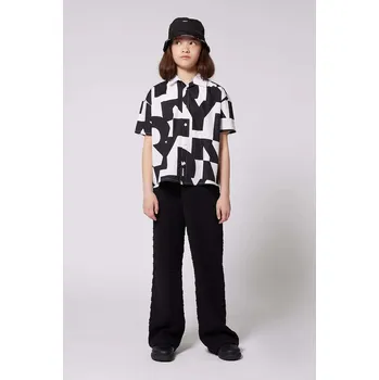 Oblečení a móda Dětské kalhoty Dkny D62276.114.150 černá 99X, vel. 126