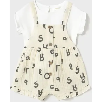 Kojenecký overall Kojenecká sada Mayoral Newborn 1662.2E.Newborn.PPYH béžová 01X, vel. 65