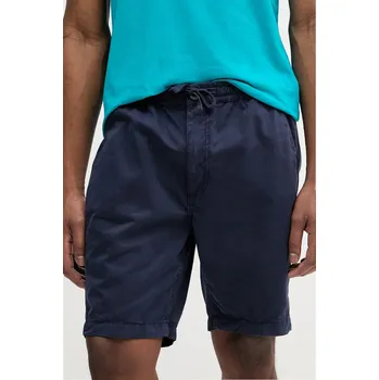 Bavlněné šortky Alpha Industries Basic Cotton Shorts pánské, tmavomodrá barva, 156262 59X, vel. 31