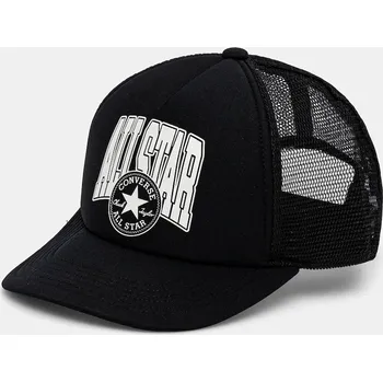 Kšiltovka Kšiltovka Converse černá barva, s potiskem, 10026659-A02 10026659.A02 99X, vel. ONE SIZE