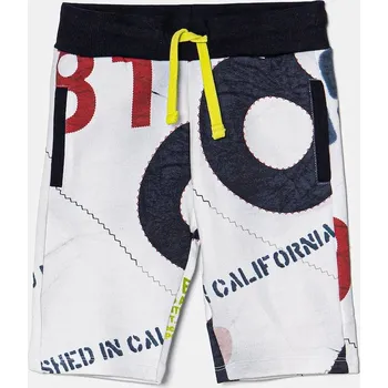 Chlapecké kraťasy Dětské bavlněné šortky Guess N5RD07.KA6R4.PPYA námořnická modř 59X, vel. 105-112