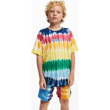 Dívčí tričko Dětské bavlněné tričko Desigual 25SBTK07 vícebarevná MLC, vel. 152