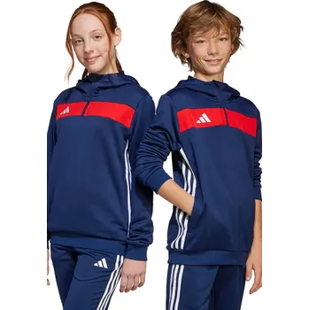 Chlapecká mikina Dětská mikina adidas Performance JD3054 námořnická modř 59X, vel. 152