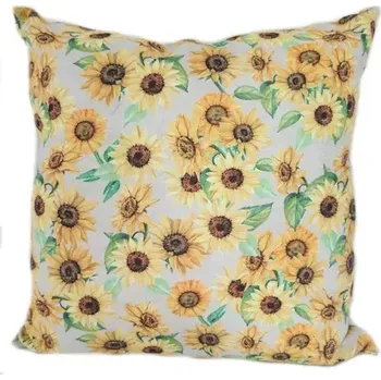 Dekorativní polštářek Dekorační polštář Slunečnice 45 x 45 cm | RTex