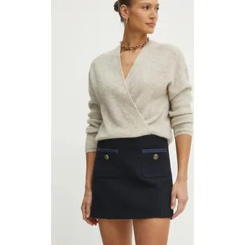 Dámská sukně Sukně Marella DANCING tmavomodrá barva, mini, 2513101044200 59X, vel. 42