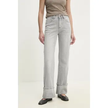 Dámské džíny Džíny Answear.LAB dámské, high waist rd9035.2.FKK šedá 90X, vel. XL