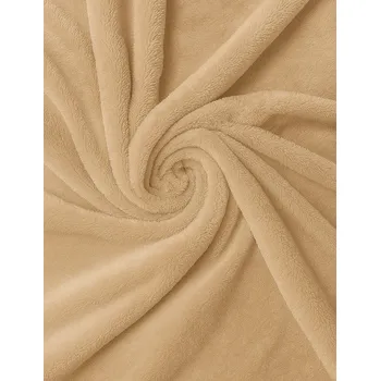 Prostěradlo 2P SERVIS Mikroplyšové prostěradlo 180x200x30cm 180x200x30 cm béžová mikroplyš 100% polyester