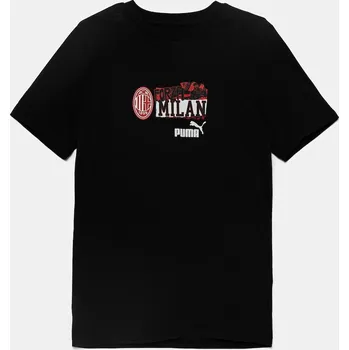 Chlapecké tričko Dětské bavlněné tričko Puma ACM ftblNRGY Tee černá barva, s potiskem, 779316 99X, vel. 116