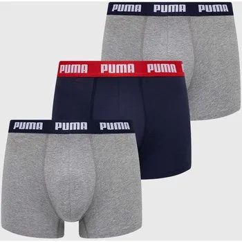Boxerky Boxerky Puma Everyday 3-pack pánské, tmavomodrá barva, 938327 59X, vel. S