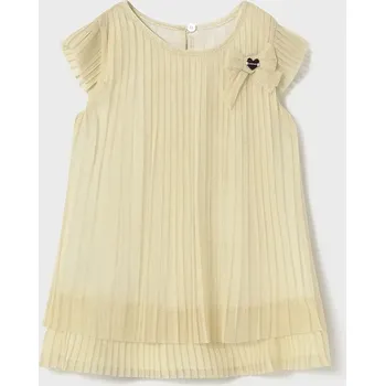 Dívčí šaty Dívčí šaty Mayoral 1907.4B.Baby.PPYA béžová 12X, vel. 92