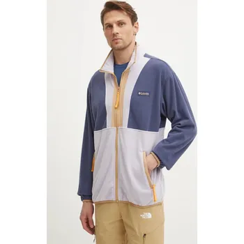 Pánská mikina Sportovní mikina Columbia Backbowl II fialová barva, 2126241 04X, vel. L