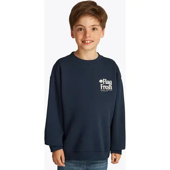 Chlapecká mikina Dětská mikina Tommy Hilfiger KB0KB09596.104.122.PPYA námořnická modř 59X, vel. 116