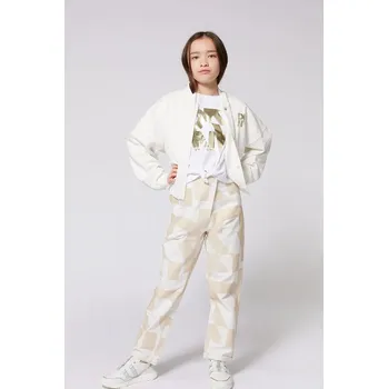 Chlapecká bunda Dětská bomber bunda Dkny bílá barva, D62284 D62284.114.150 00X, vel. 114