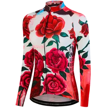 cyklistický dres Cyklodres CYCOLOGY Winter Billie, dámský, dlouhý rukáv (Motiv Billie, velikost XXL)