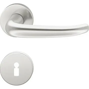 Dveřní kování FSB dveřní kování 12 1023 ASL, klika-klika, rozeta, OB, stříbrný elox