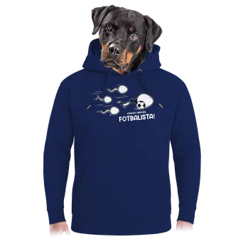 Pánská mikina Bastard Vždycky jsem byl... unisex mikina premium Navy