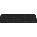 Logitech MX Keys Mini Minimalist Wireless Illuminated Keyboard klávesnice RF bezdrátové + Bluetooth QWERTY Anglický Grafit