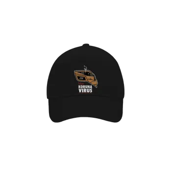 Kšiltovka Bastard Korunavirus v peněžence kšiltovka baseballka Black